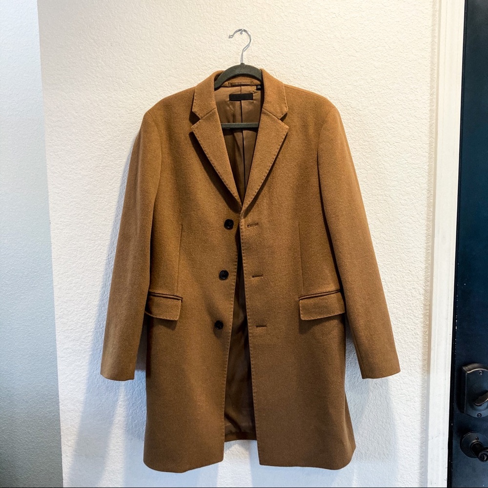 UNIQLO Men’s Topcoat (Tan, S)